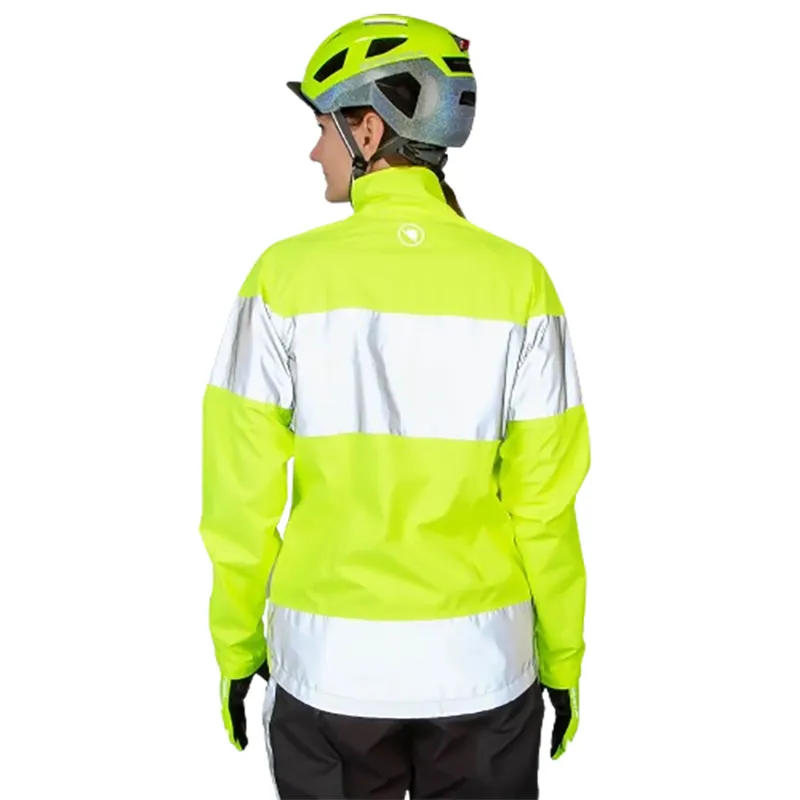 Endura Women's Urban Luminite EN1150 Waterproof Jacket Hi-Viz Yellow-2